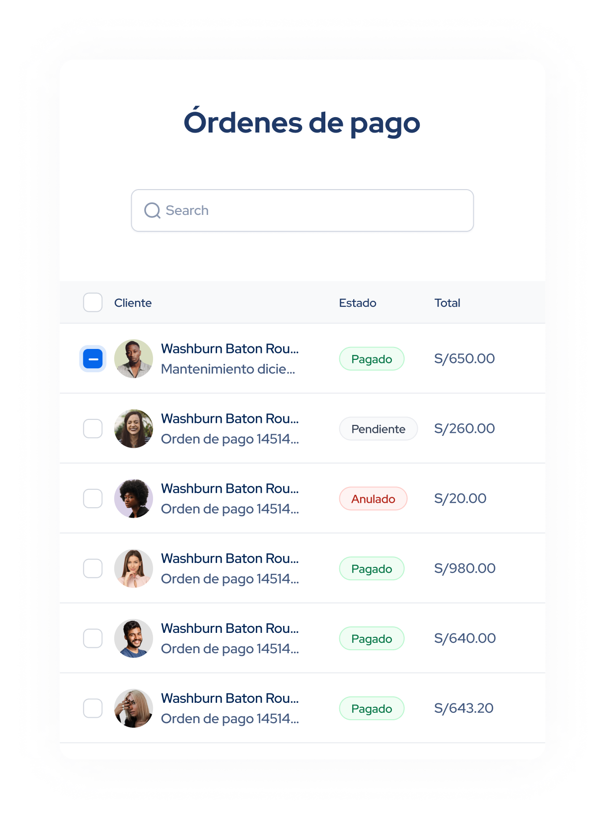 Orden de Pago 2